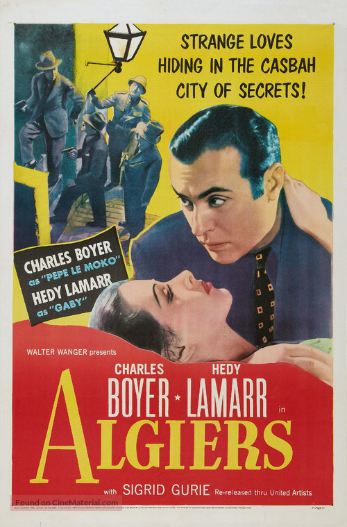 Algiers - Re-release movie poster