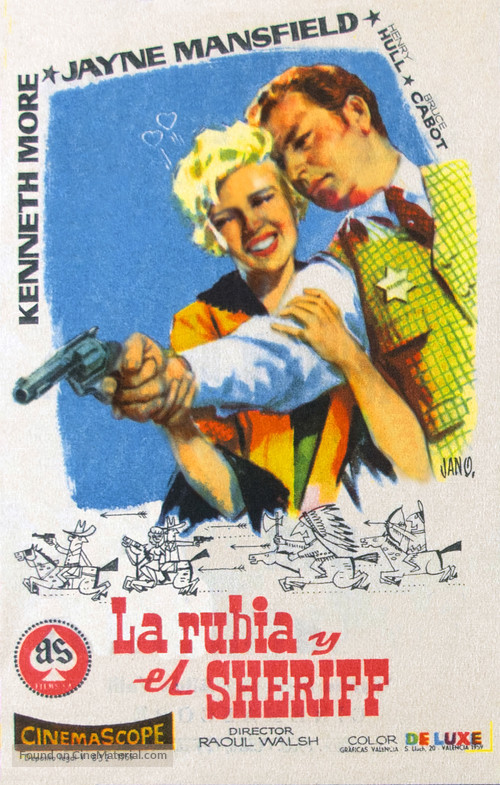 The Sheriff of Fractured Jaw - Spanish Movie Poster