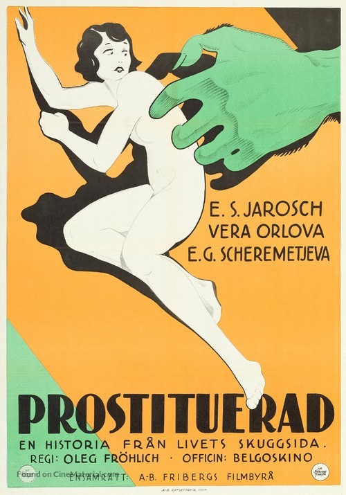 Prostitutka - Swedish Movie Poster