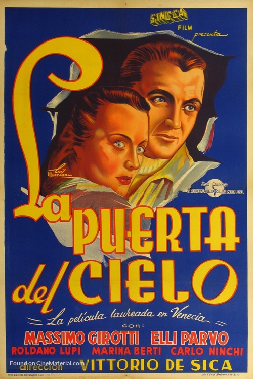 La porta del cielo - Argentinian Movie Poster