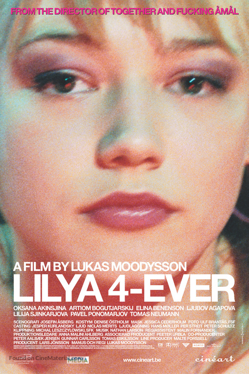 Lilja 4-ever - Belgian Movie Poster