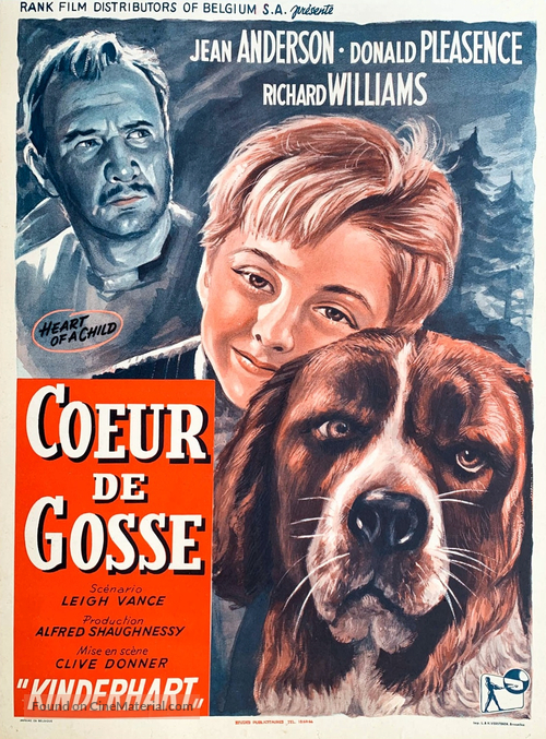 Heart of a Child - Belgian Movie Poster