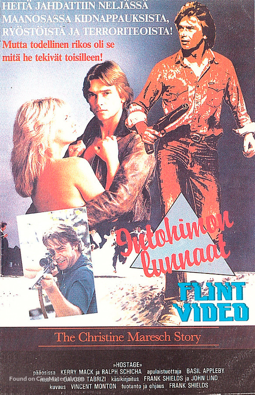 Hostage - Finnish VHS movie cover