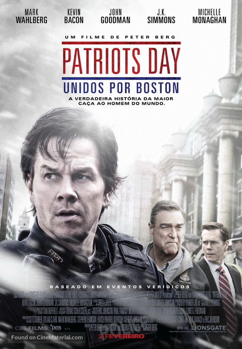 Patriots Day - Portuguese Movie Poster