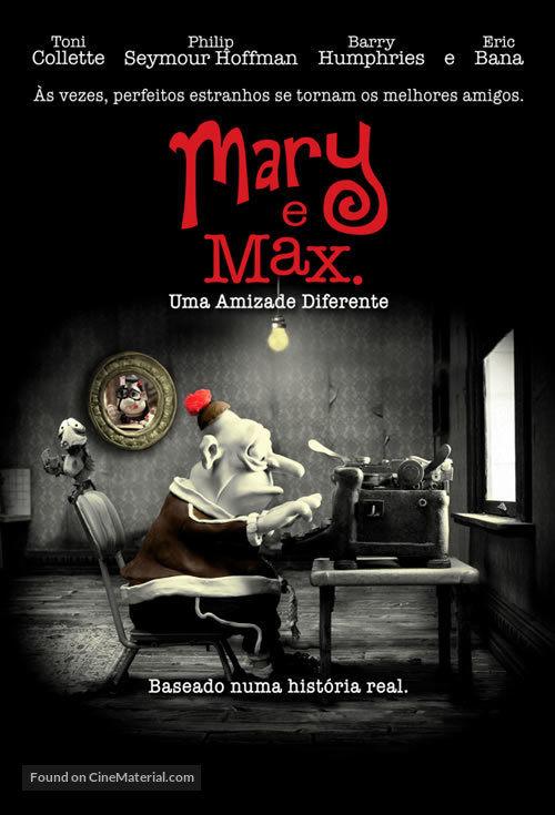 Mary and Max - Brazilian Movie Poster