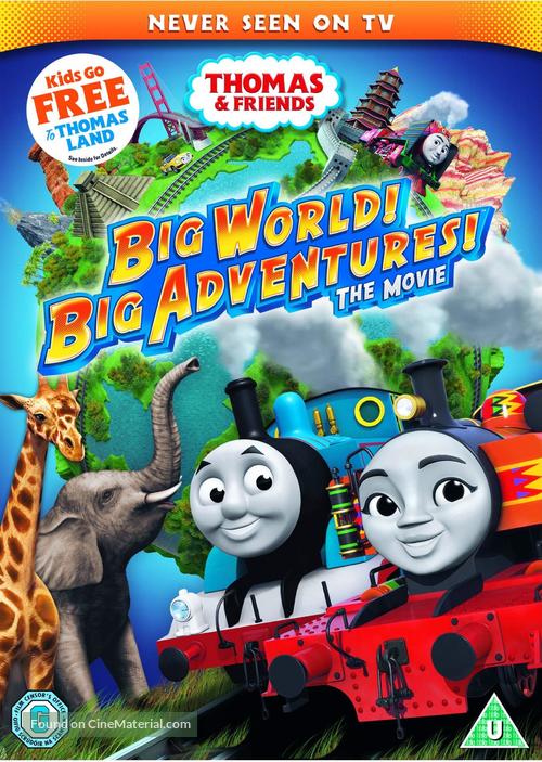 Thomas &amp; Friends: Big World! Big Adventures! The Movie - British DVD movie cover