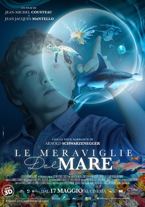 Wonders of the Sea 3D - Italian Movie Poster