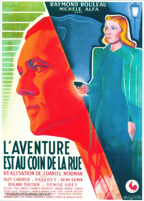 L&#039;aventure est au coin de la rue - French Movie Poster