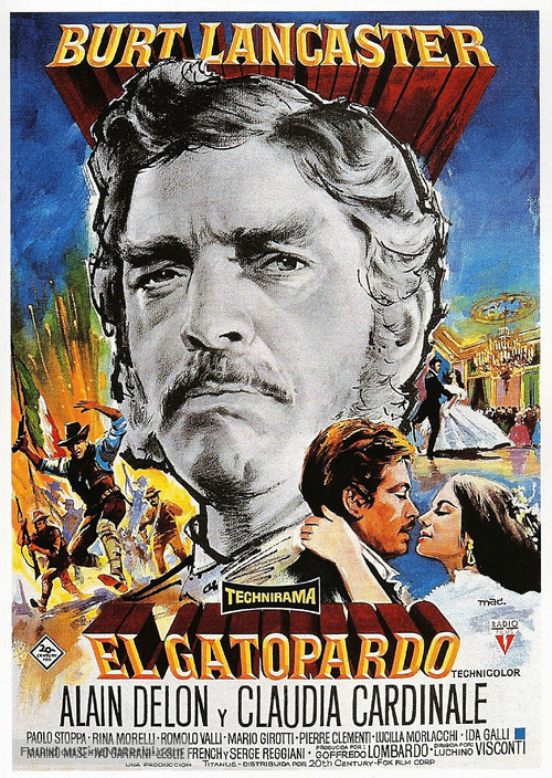 Il gattopardo - Spanish Movie Poster
