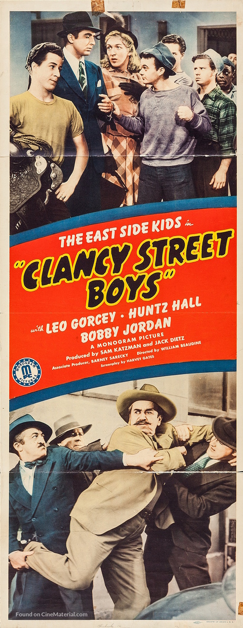 Clancy Street Boys - Movie Poster