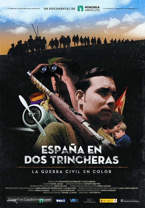 Espa&ntilde;a en dos trincheras. La guerra civil en color - Spanish Movie Poster