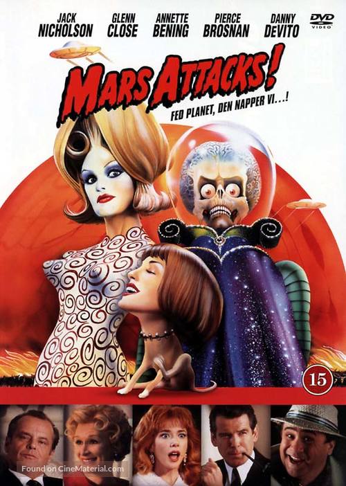 Mars Attacks! - Danish Movie Cover