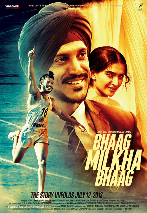 Bhaag Milkha Bhaag - Indian Movie Poster