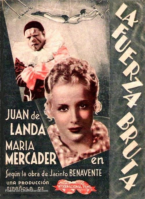 La forza bruta - Spanish Movie Poster