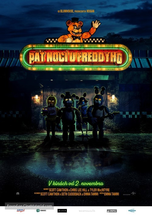 Five Nights at Freddy&#039;s - Slovak Movie Poster