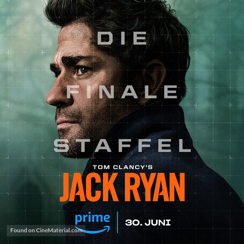 &quot;Tom Clancy&#039;s Jack Ryan&quot; - Danish Movie Poster