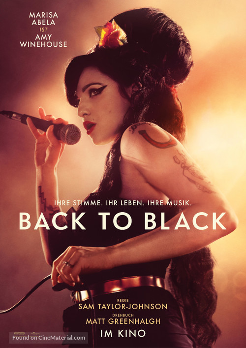 Back to Black - German Movie Poster