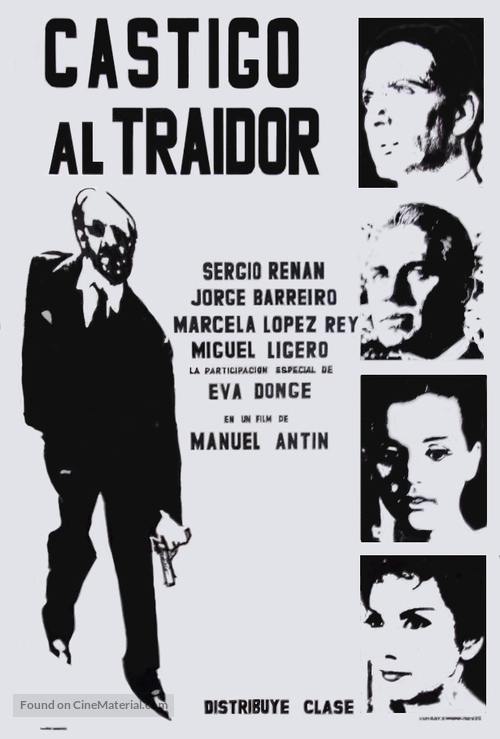 Castigo al traidor - Argentinian Movie Poster