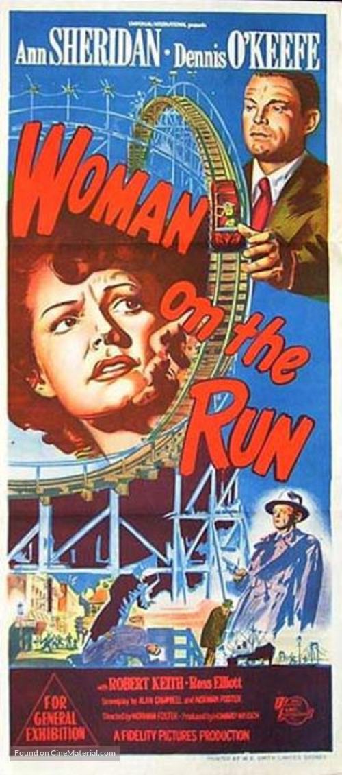 Woman on the Run - Australian Movie Poster