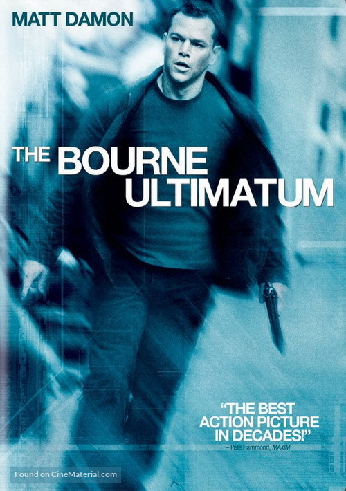 The Bourne Ultimatum - DVD movie cover