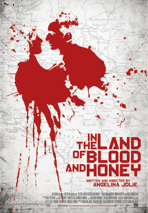 In the Land of Blood and Honey - Dutch Movie Poster