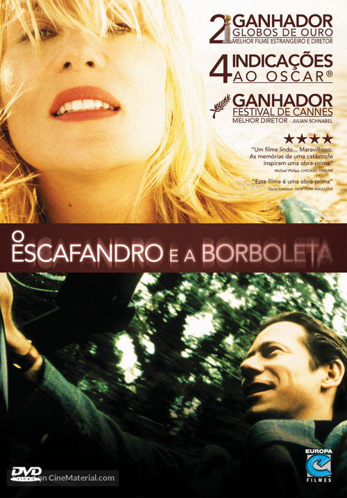 Le scaphandre et le papillon - Brazilian Movie Cover