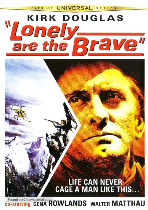 Lonely Are the Brave - DVD movie cover