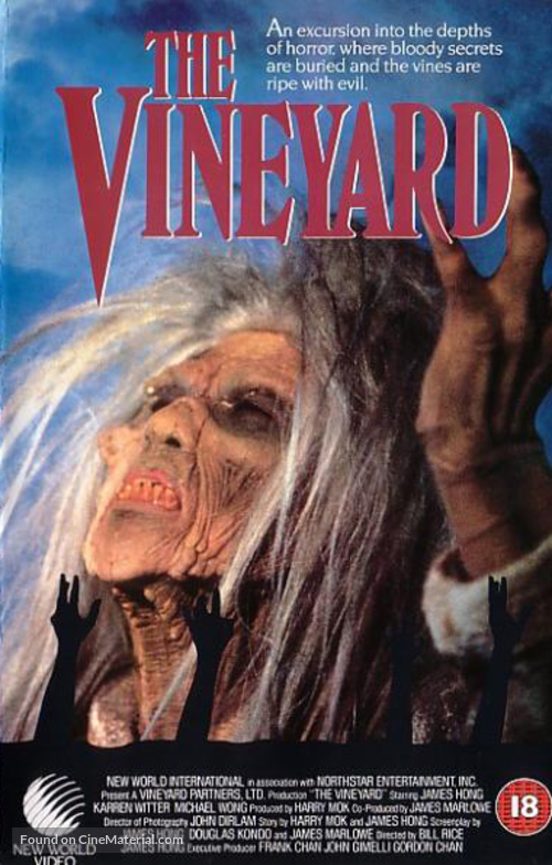 The Vineyard - British VHS movie cover