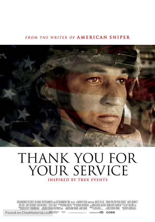 Thank You for Your Service - Dutch Movie Poster