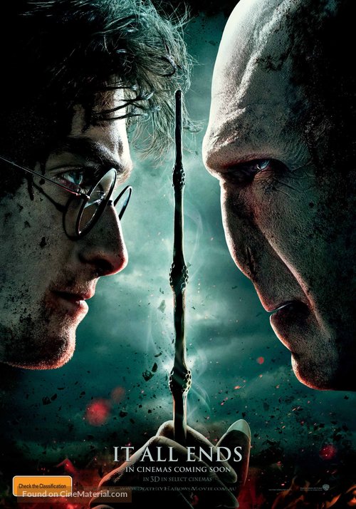 Harry Potter and the Deathly Hallows - Part 2 - Australian Movie Poster