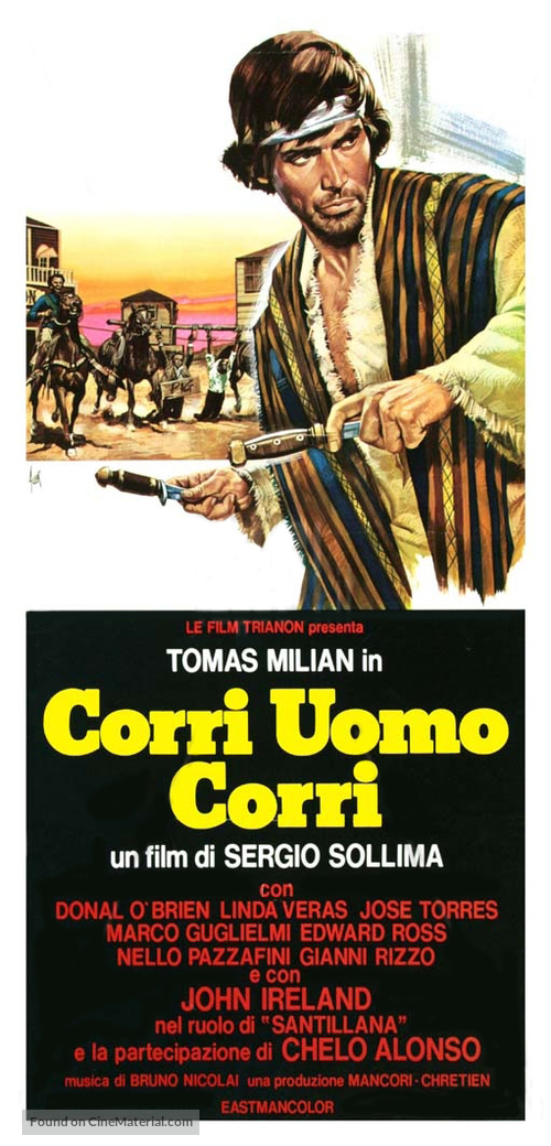 Corri uomo corri - Italian Movie Poster