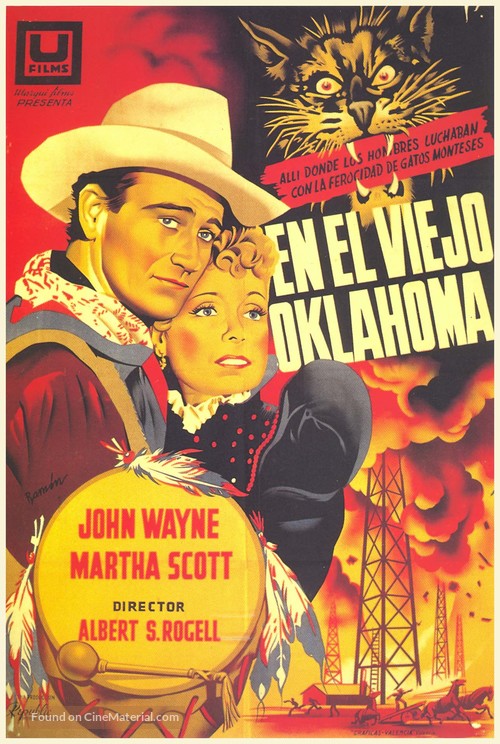 In Old Oklahoma - Spanish Movie Poster