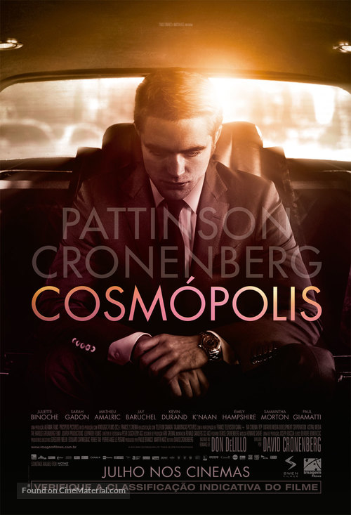 Cosmopolis - Brazilian Movie Poster