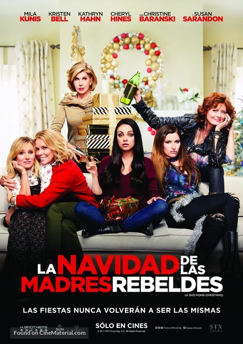 A Bad Moms Christmas - Chilean Movie Poster