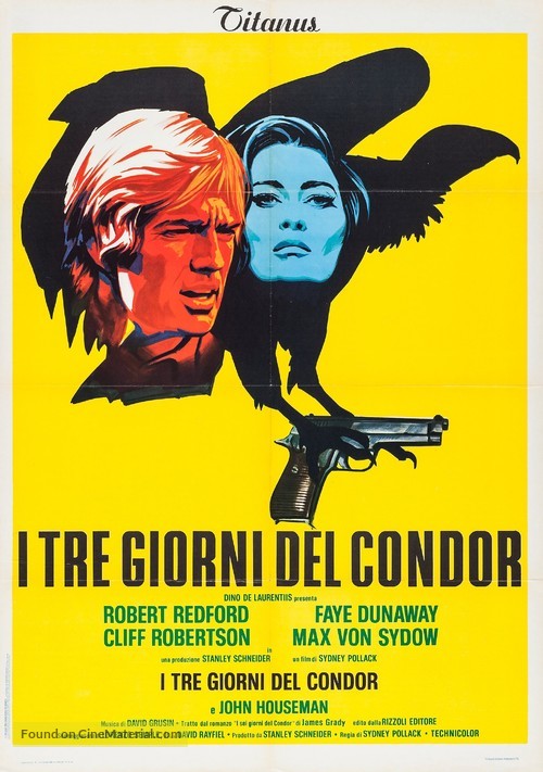 Three Days of the Condor - Italian Movie Poster