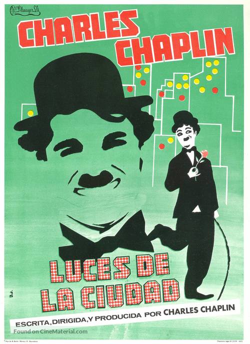City Lights - Spanish Movie Poster