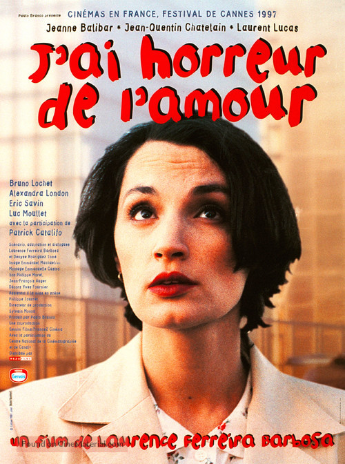 J&#039;ai horreur de l&#039;amour - French Movie Poster