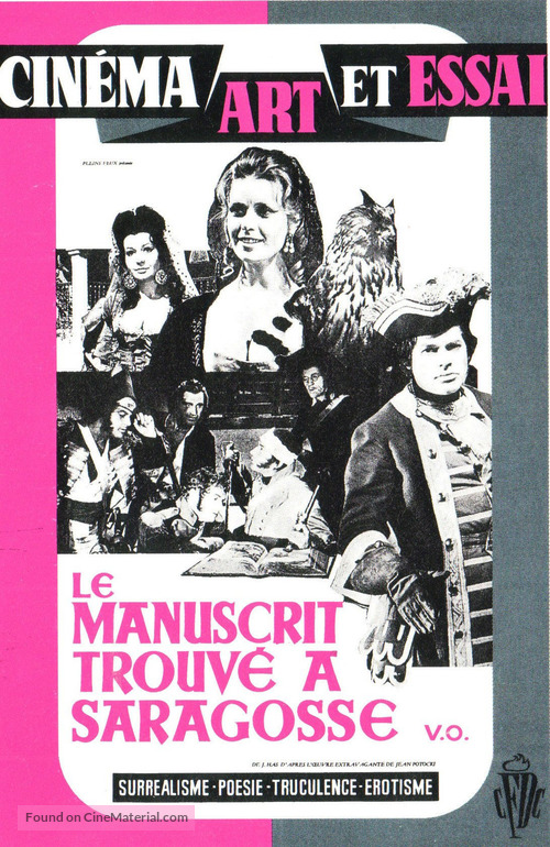 Rekopis znaleziony w Saragossie - French Movie Poster