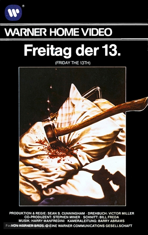 Friday the 13th - German VHS movie cover