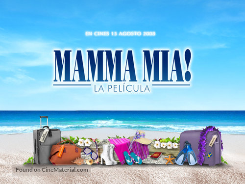 Mamma Mia! - Spanish Movie Poster