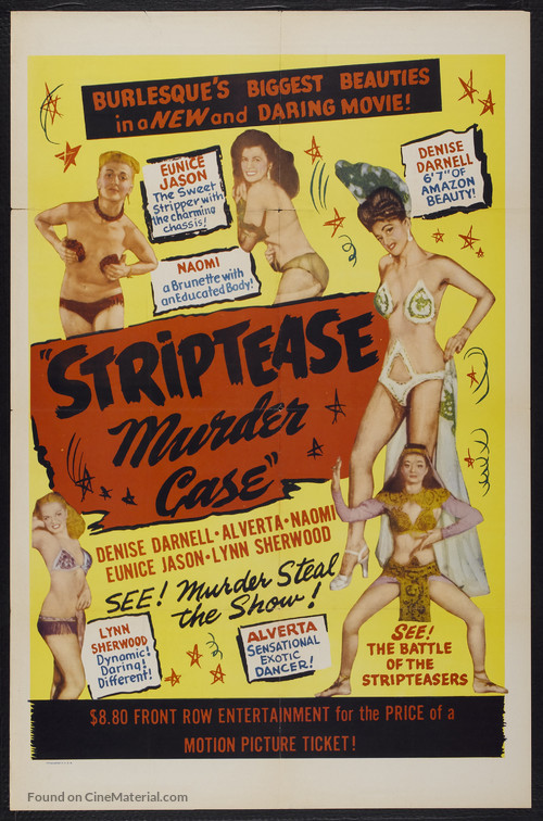 The Strip Tease Murder Case - Movie Poster
