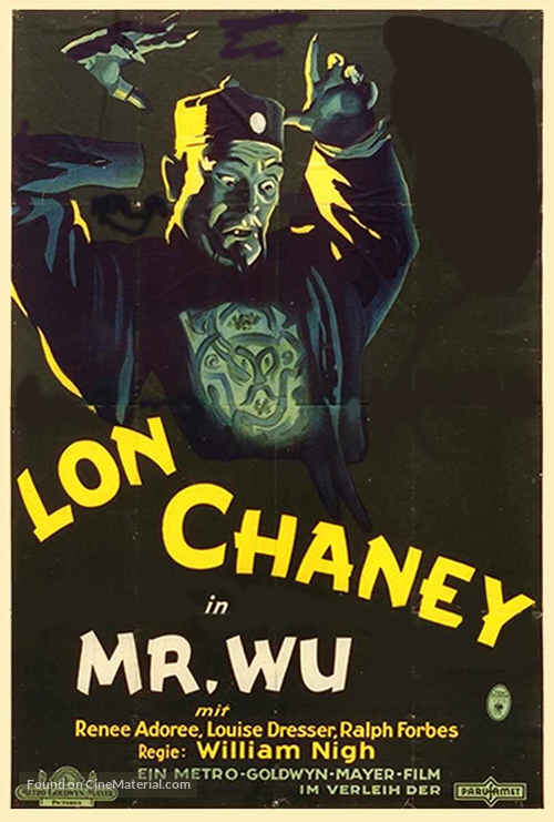 Mr. Wu - German Movie Poster