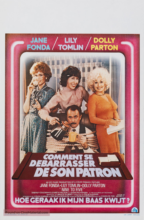 Nine to Five - Belgian Movie Poster