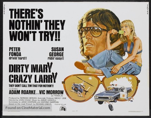 Dirty Mary Crazy Larry - Theatrical movie poster