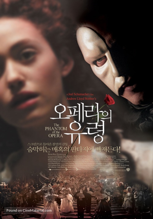 The Phantom Of The Opera - South Korean Movie Poster