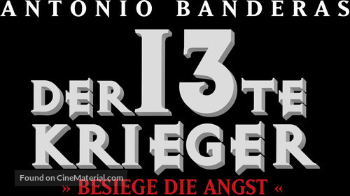 The 13th Warrior - German Logo