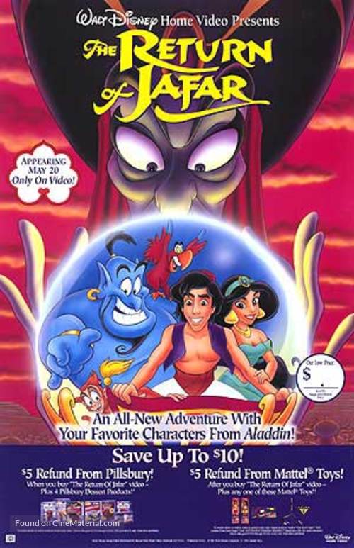 The Return of Jafar - Video release movie poster