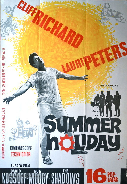 Summer Holiday - Swedish Movie Poster