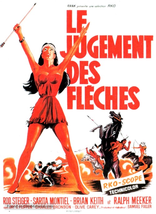 Run of the Arrow - French Movie Poster