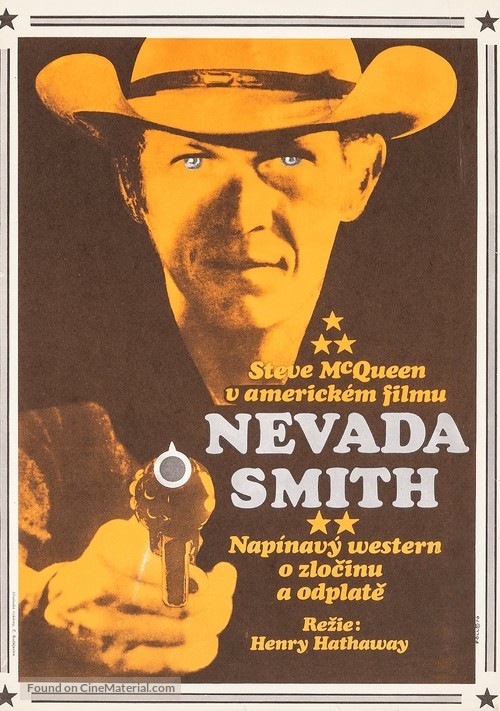 Nevada Smith - Czech Movie Poster